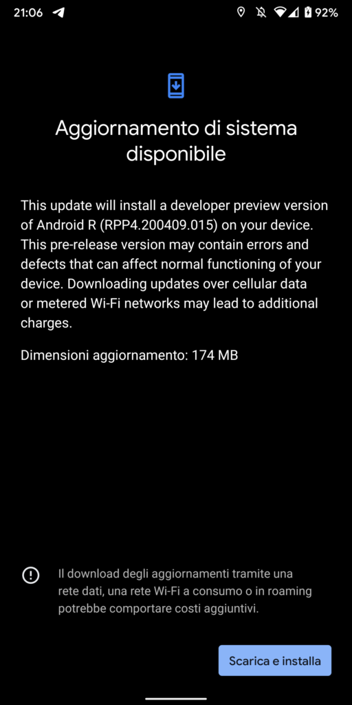 Android 11 DP4